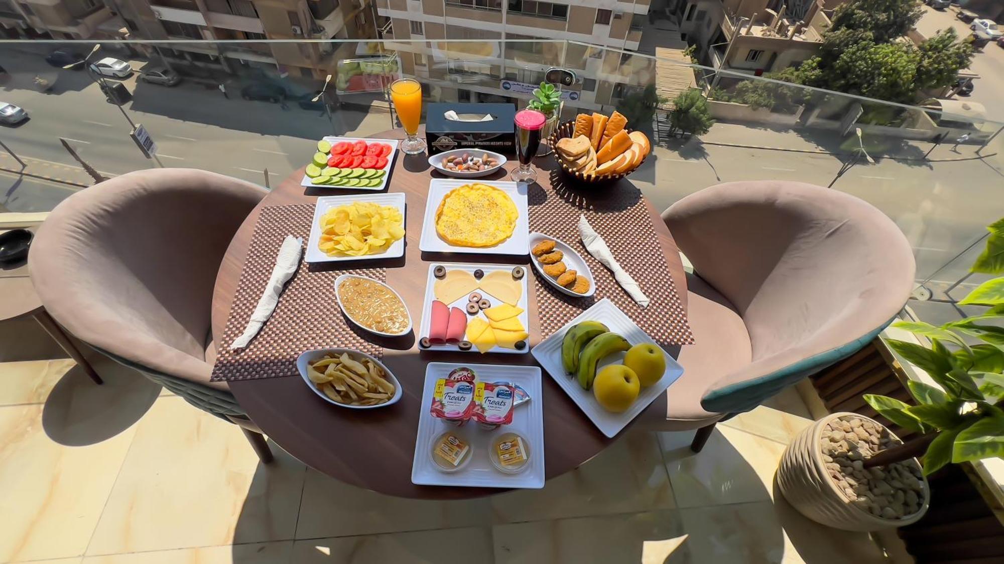 Imperial Pyramids Heights View Bed and Breakfast Nazlet el-Sîsi Eksteriør billede