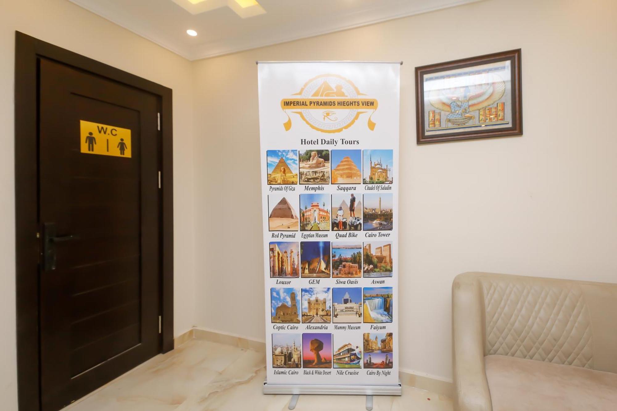 Imperial Pyramids Heights View Bed and Breakfast Nazlet el-Sîsi Eksteriør billede