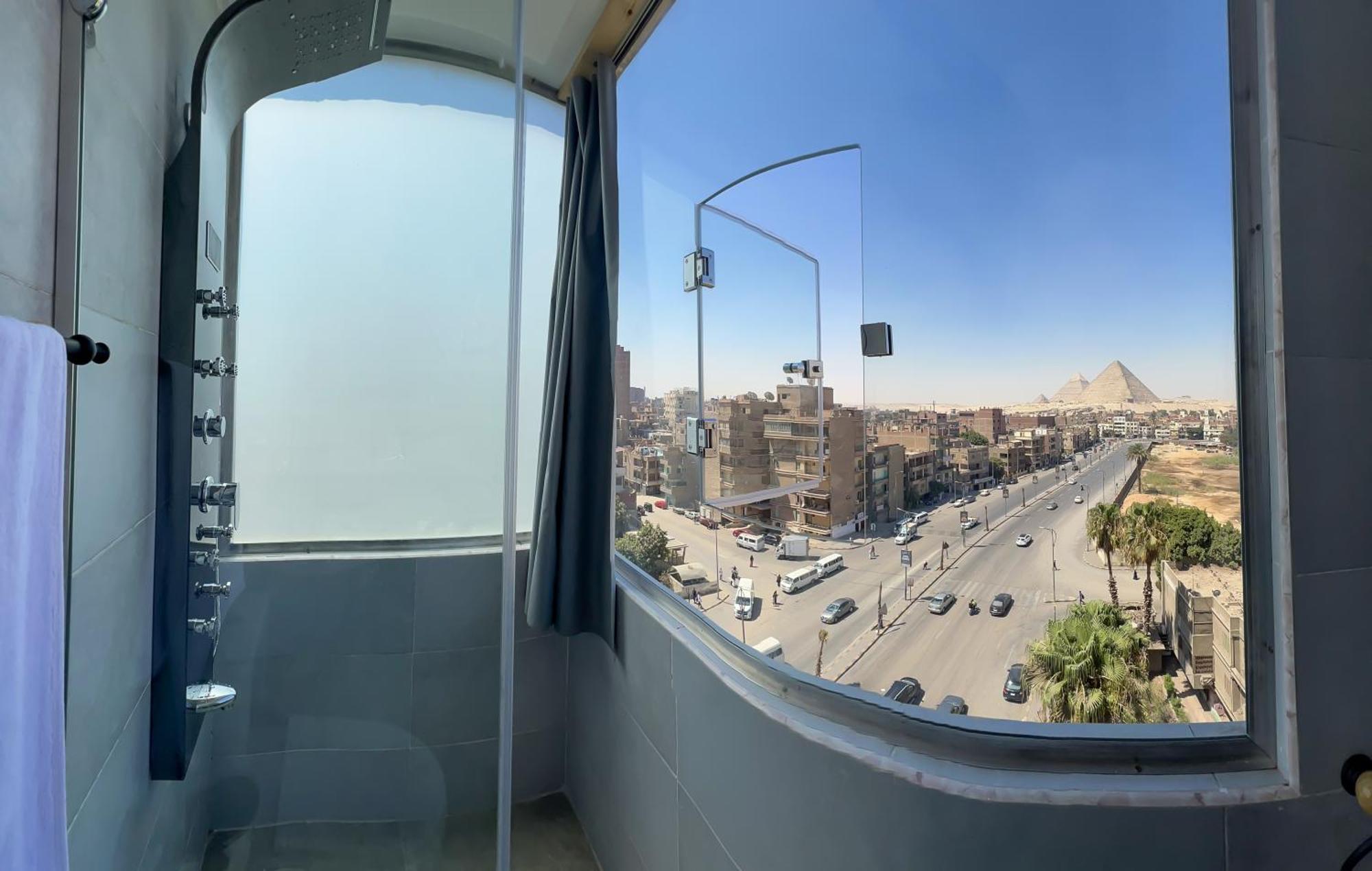 Imperial Pyramids Heights View Bed and Breakfast Nazlet el-Sîsi Eksteriør billede